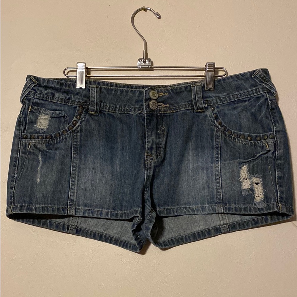 💙Rue21 Blue Jean Shorts Cuffed